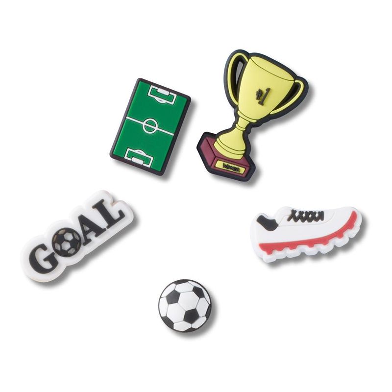 Jibbitz™ Estrelas do Futebol Pack Com 5 Peças UNICO