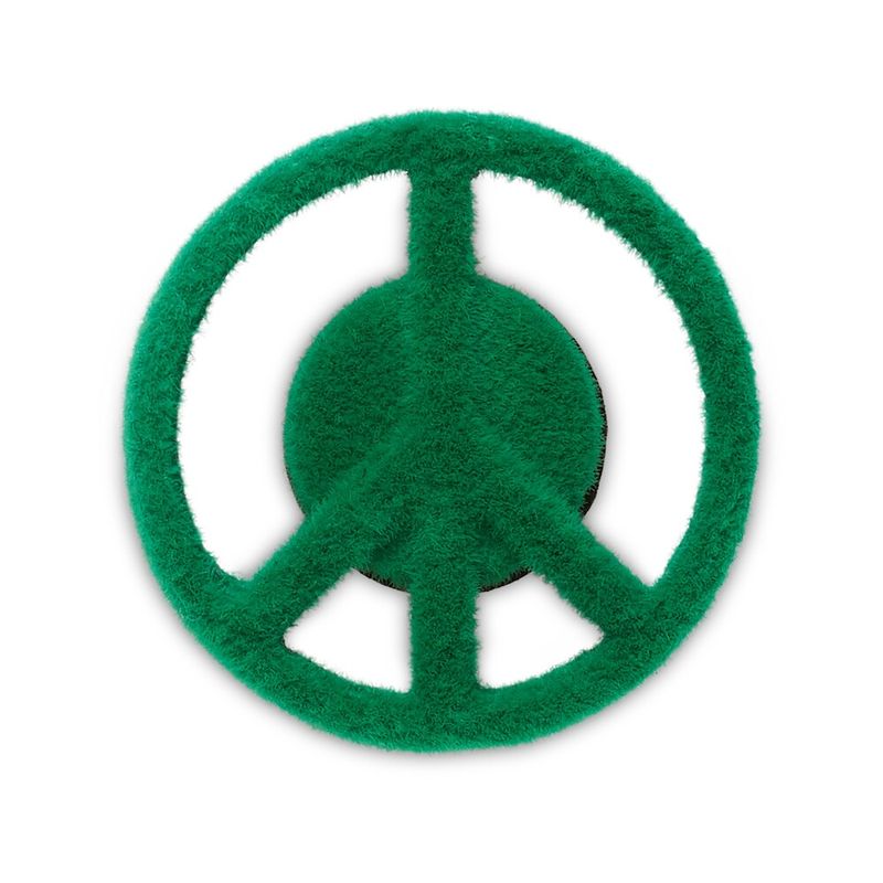 Símbolo da Paz com Textura de Grama