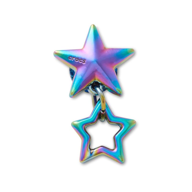 Jibbitz™ Estrela Dupla Iridescente UNICO - imagem 1