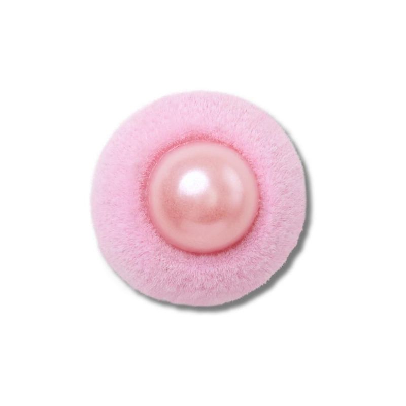 Jibbitz™ Pérola de Veludo Rosa UNICA - imagem 1