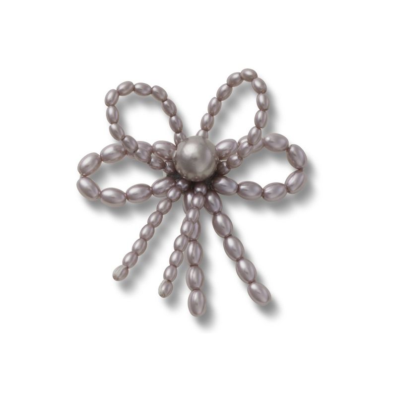 Jibbitz™ Laço de Pérolas Negras UNICO