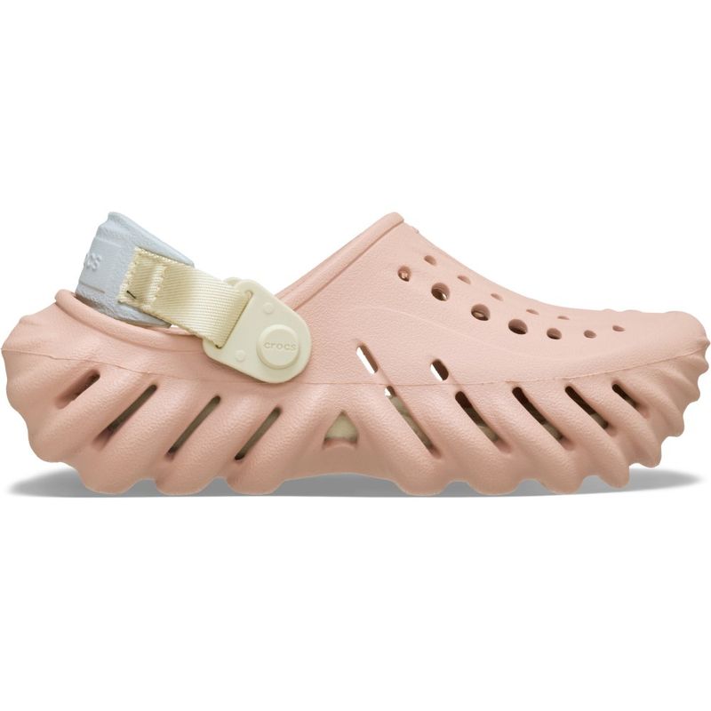 Sandália Crocs Echo Clog Juvenil PINK CARAMEL