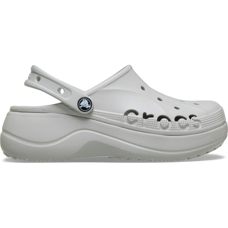 Sandália Crocs Baya Platform Clog PEARL WHITE