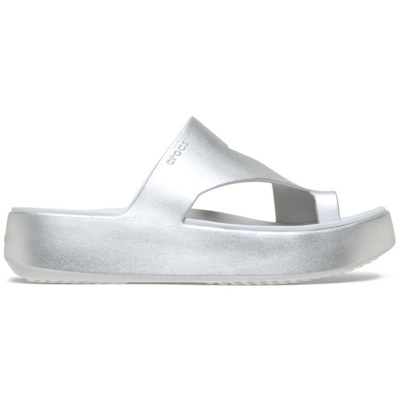 Getaway Metallic Platform Toe Loop Sandal