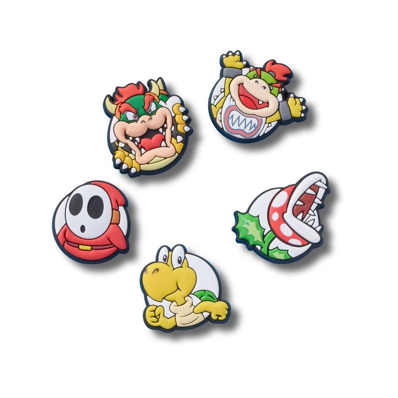 Jibbitz™ Super Mario Secundários Pack Com 5 Peças UNICO