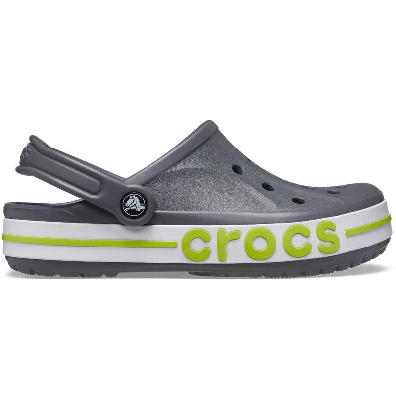 Sandália Crocs Bayaband Clog SLATE GREY/LIME PUNCH