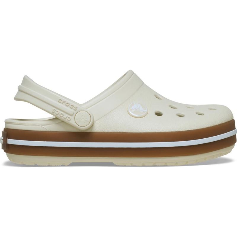 Sandália Crocs Crocband Gum Clog Infantil SUMMIT WHITE