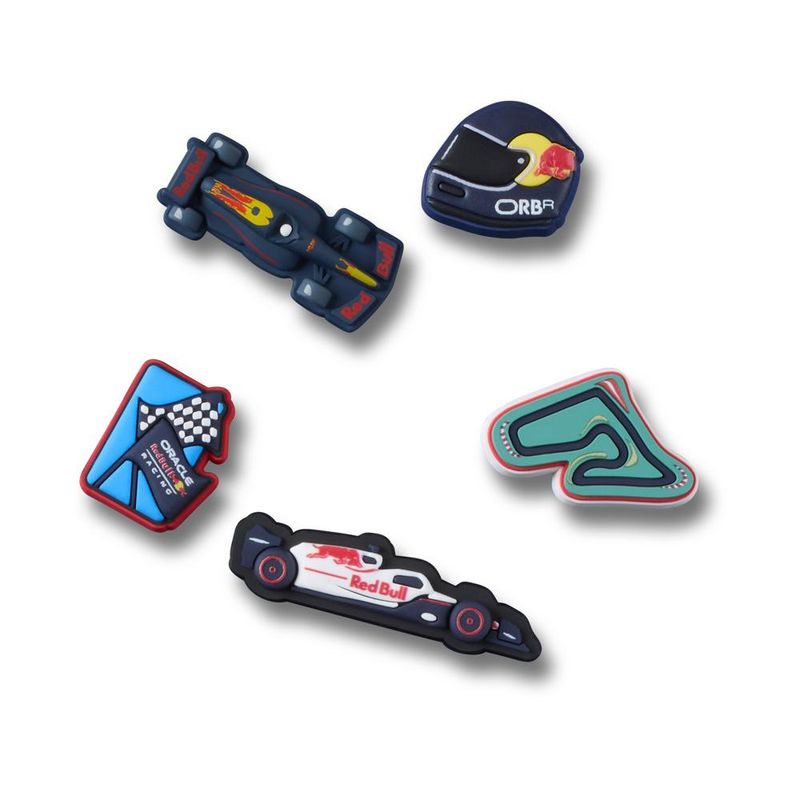 Jibbitz™ Oracle Red Bull Racing Pack Com 5 Peças UNICO