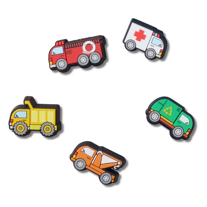 Jibbitz™ Caminhões de Trabalho Pequenos Pack com 5 Peças UNICO