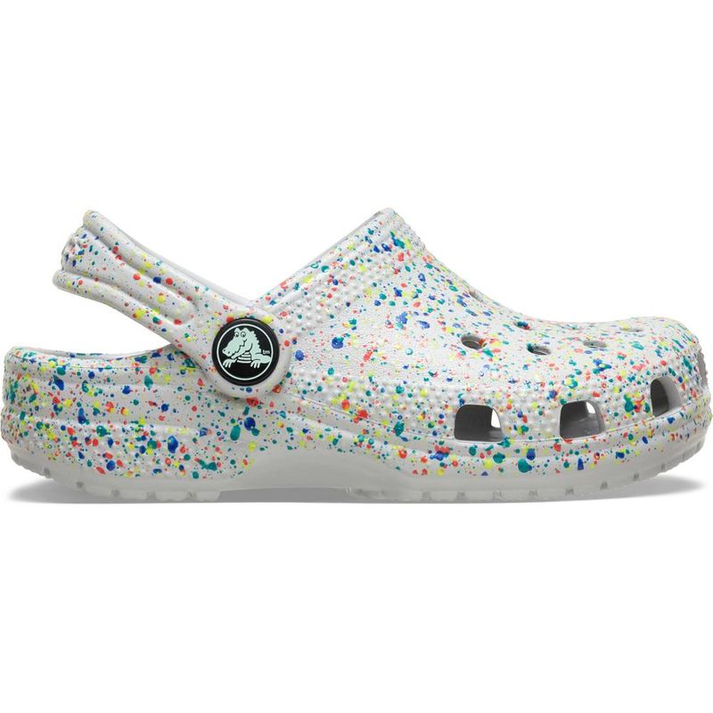 Sandália Crocs Classic Glow Paint Splatter Clog Infantil ATMOSPHERE/MULTI - imagem 1