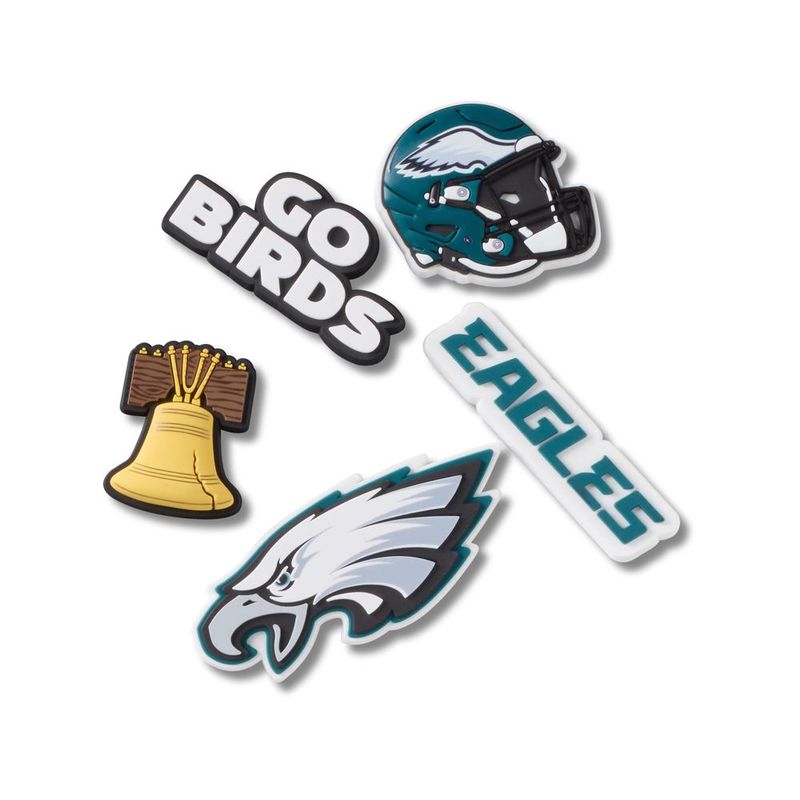 Jibbitz™ NFL Philadelphia Eagles Pack Com 5 Peças UNICA