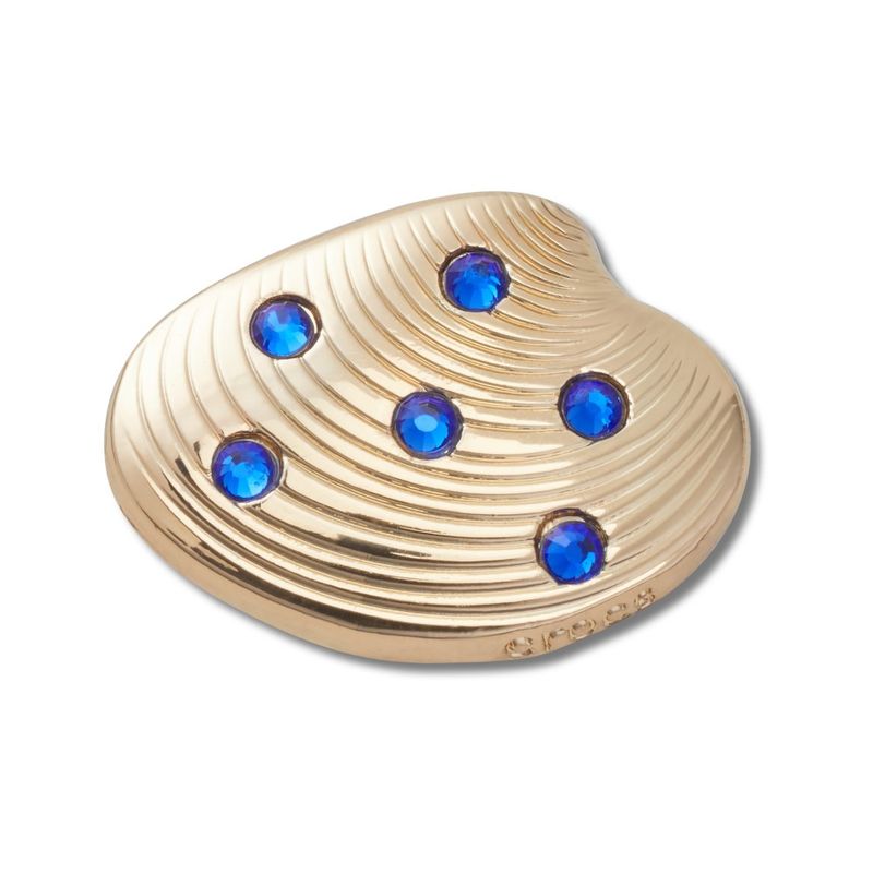 Jibbitz™ Concha Dourada com Pedras UNICO - imagem 1