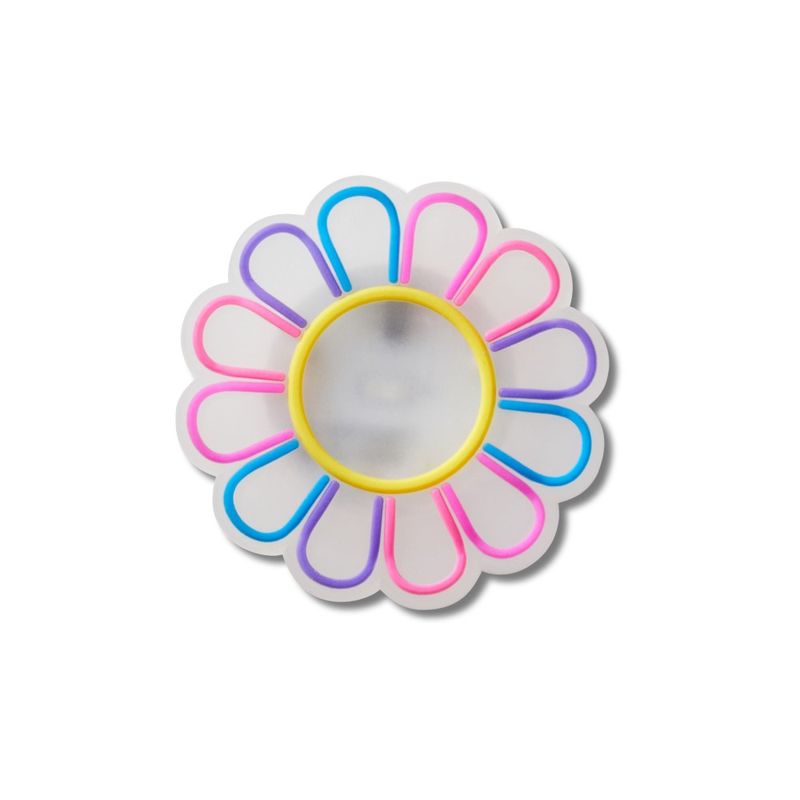 Jibbitz™ Flor do Arco-Íris Com Led UNICO - imagem 1