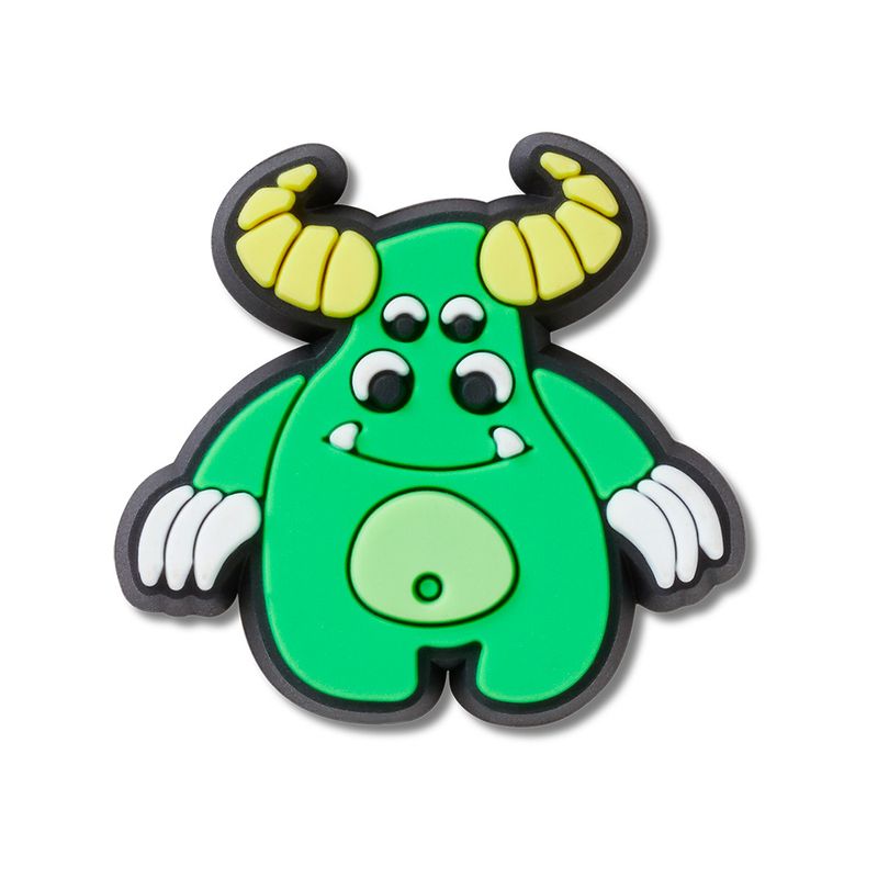 Jibbitz™ Monstro Verde de Chifres Unico - imagem 1