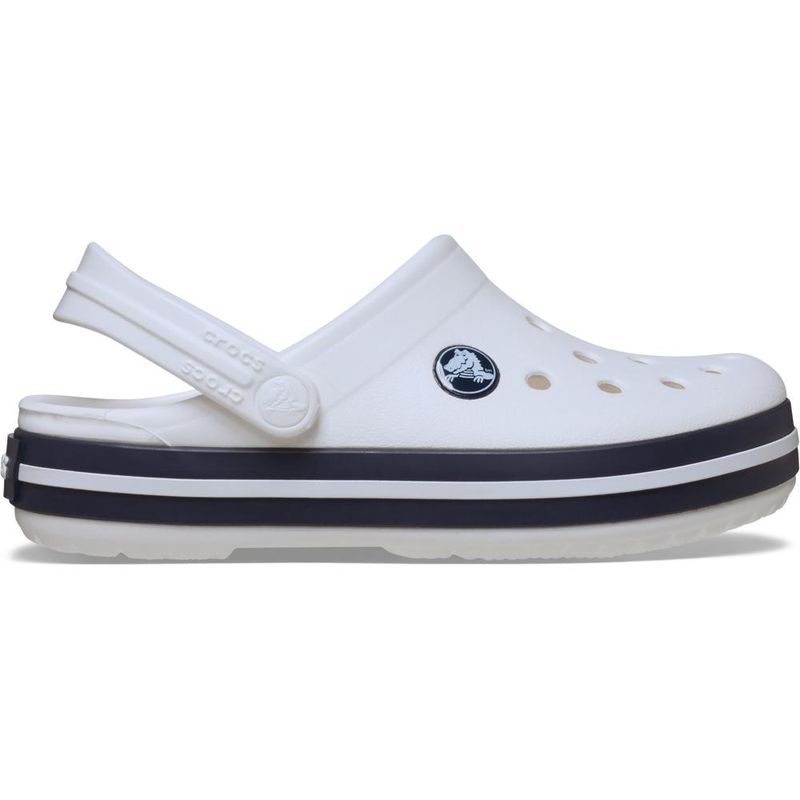 Sandália Crocs Crocband Clog Infantil WHITE/NAVY