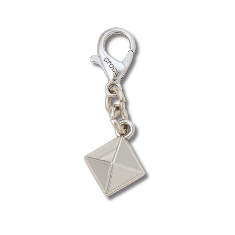 Jibbitz™ Pingente de Pirâmide Prata UNICO