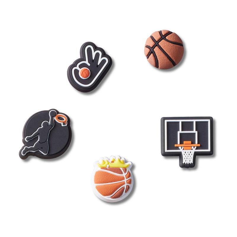 Jibbitz™ Equipe de Basquetebol Pack com 5 Peças UNICO