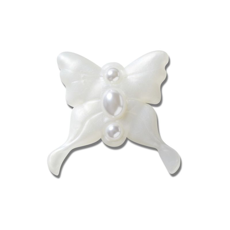 Jibbitz™ Meta Jelly Borboleta Branca UNICO - imagem 1