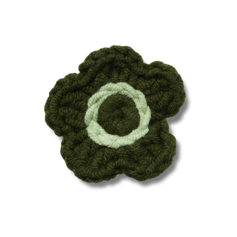 Flor de Crochê Verde - imagem 1
