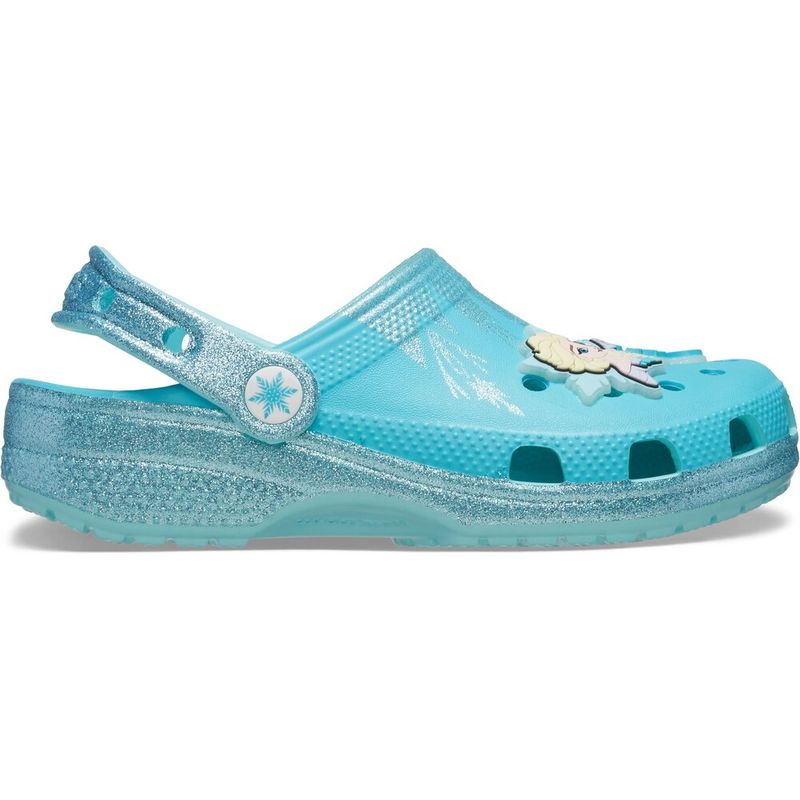 Sandália Crocs Classic Clog Frozen Elsa Juvenil MULTI