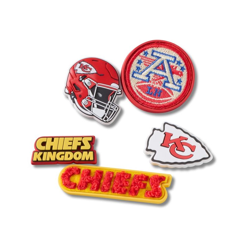 Jibbitz™ NFL Kansas City Chiefs Pack Com 5 Peças UNICO