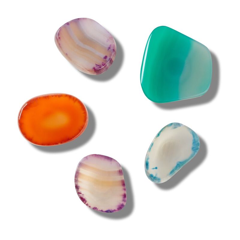 Pedra Ágata Pack com 5 Peças