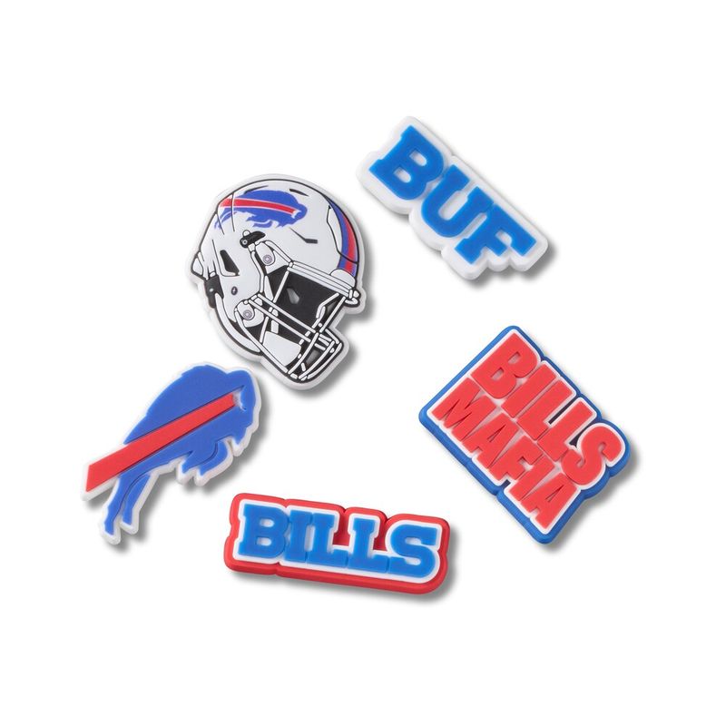 Jibbitz™ NFL Buffalo Bills Pack Com 5 Peças UNICO