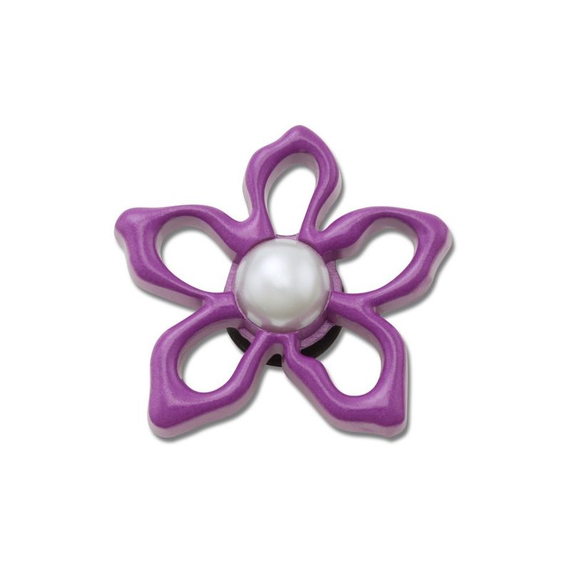 Floral Roxo com Pérola - imagem 1