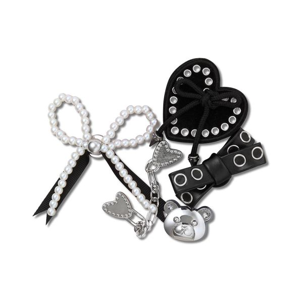 Jibbitz™ Indie Luxo Prata Pack Com 5 Peças UNICO - imagem 1