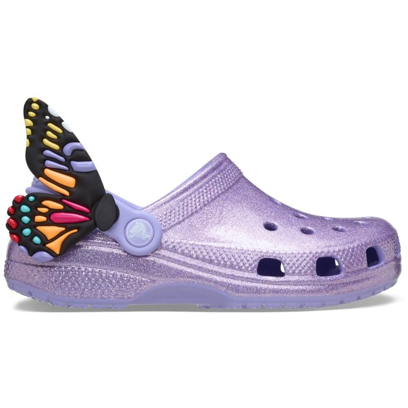Sandália Crocs Classic I Am Butterfly Clog Infantil MYSTIC PURPLE