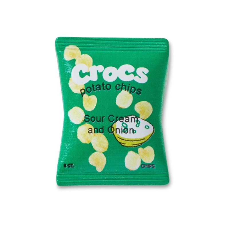 Jibbitz™ Pacote de Batata Chips Verde UNICO - imagem 1