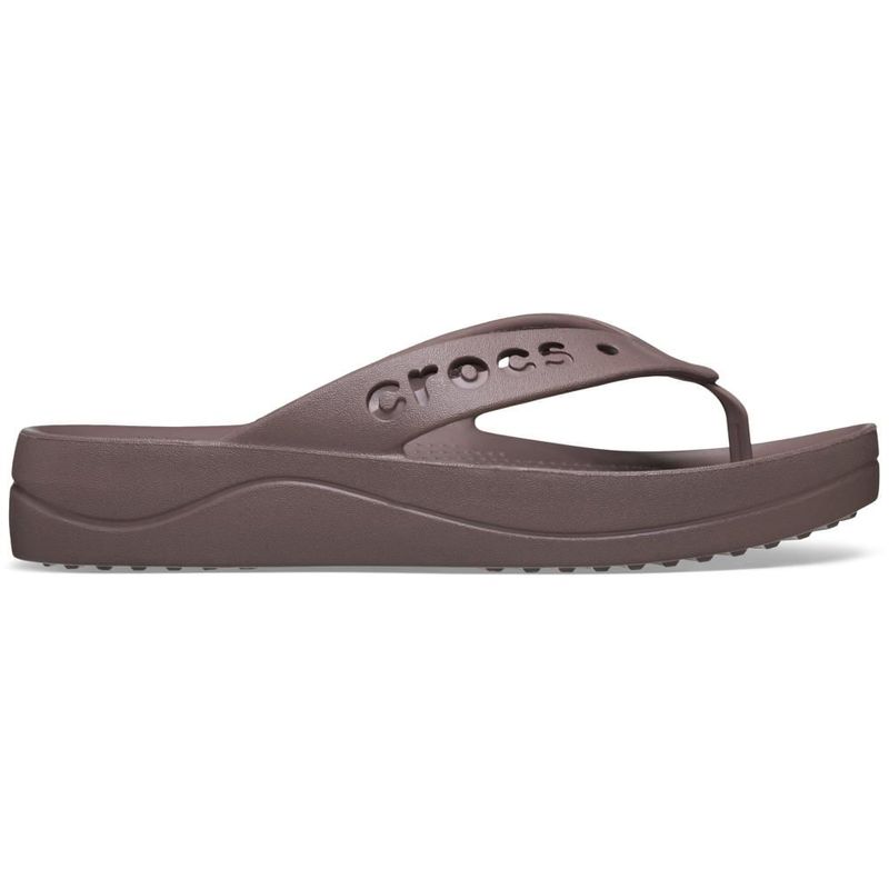 Sandália Crocs Baya Platform Flip TRUFFLE