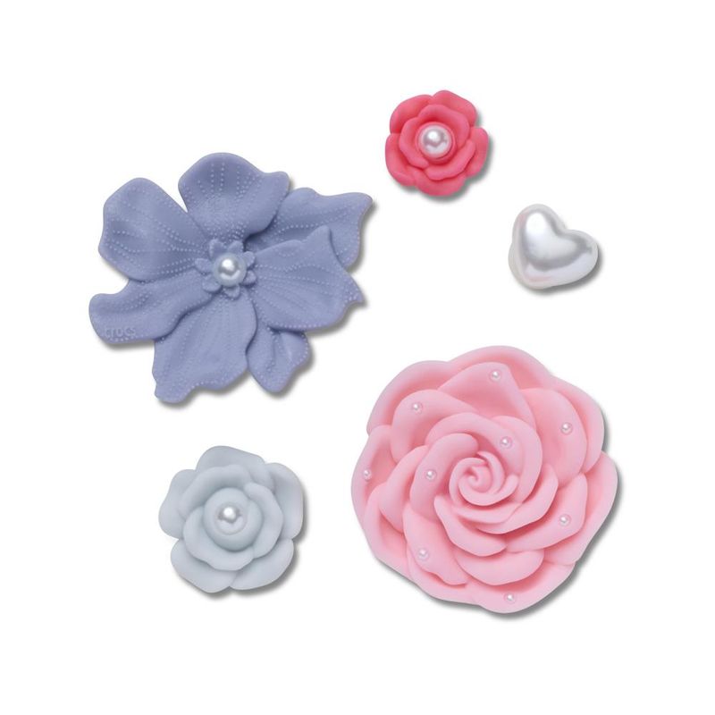 Jibbitz™ Flores Boho Pack Com 5 Peças UNICO - imagem 1
