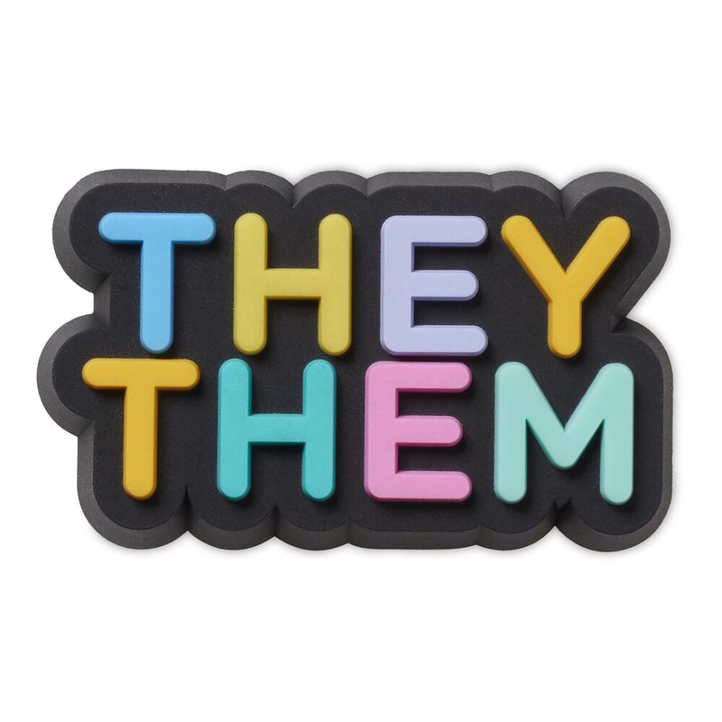 Jibbitz™ They Them Pronome