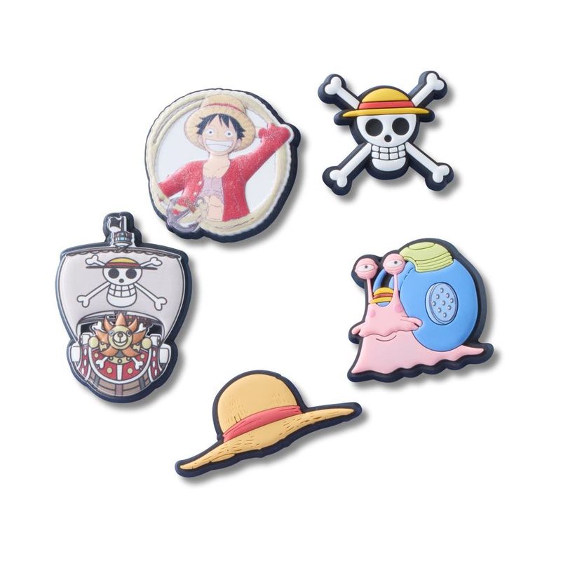 Jibbitz™ One Piece Luffy Pack Com 5 Peças UNICO
