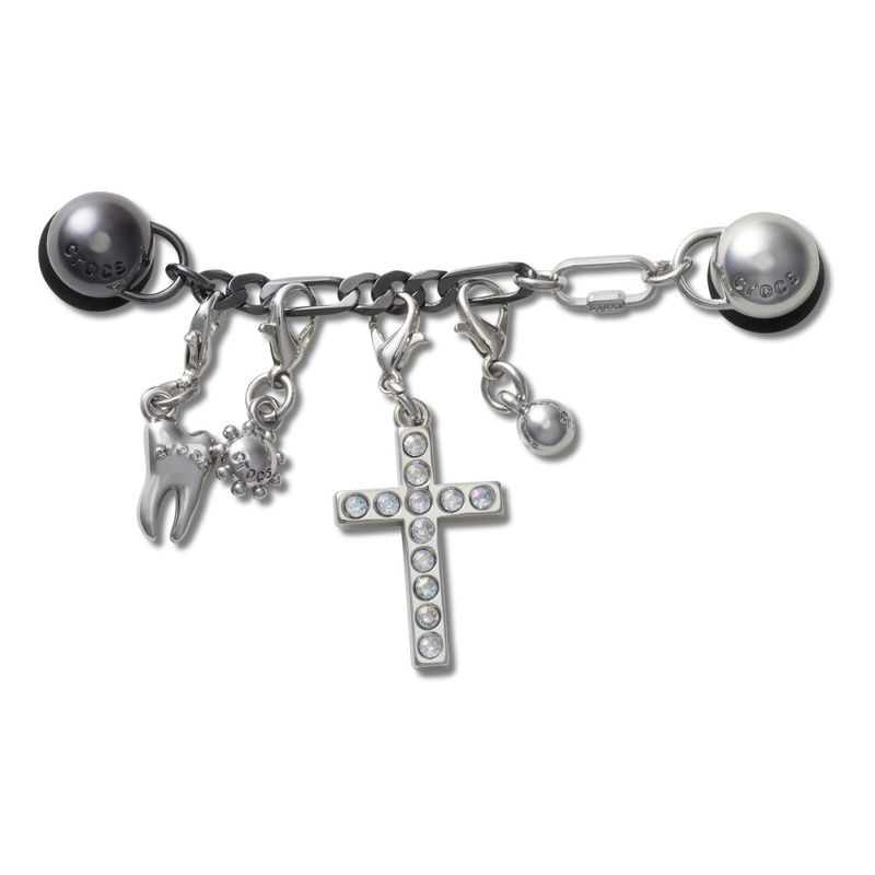Jibbitz™ Corrente de Charms Prata UNICO - imagem 1