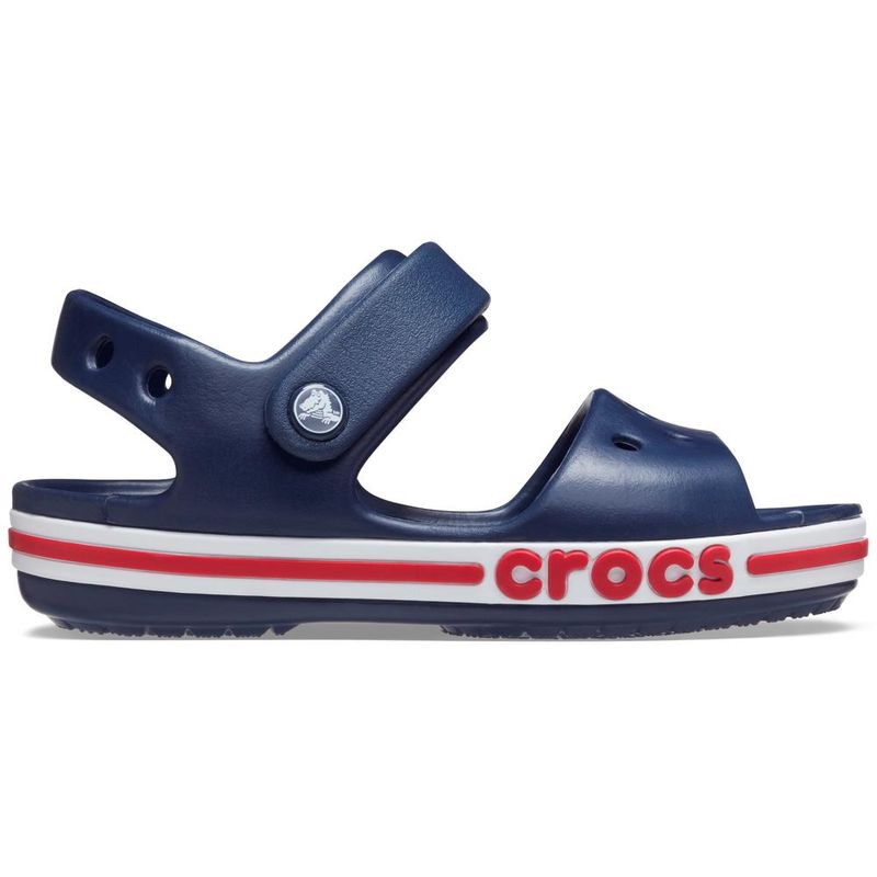 Sandália Crocs Bayaband Sandal Juvenil NAVY/PEPPER