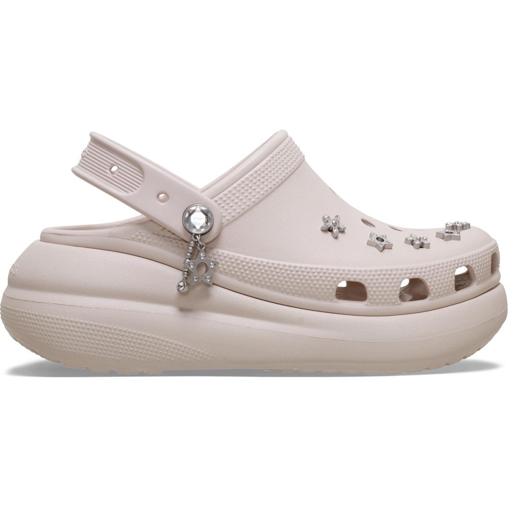 Sandália Crocs Crush Edgy Beading Clog COCOA CREAM