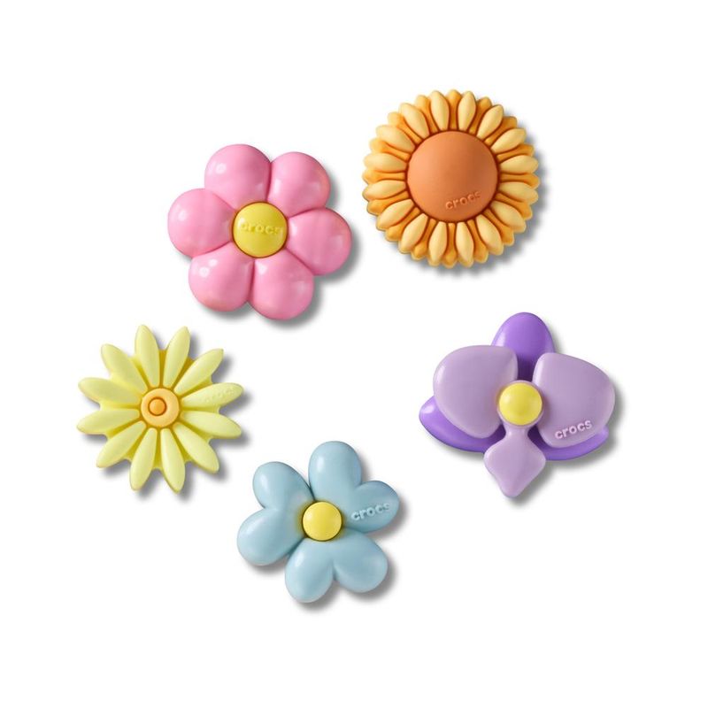Jibbitz™ Flores Fofas Pack Com 5 Peças UNICO - imagem 1