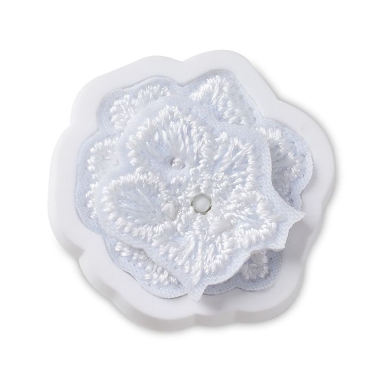 Jibbitz™ Flor Branca Elegante 1 UNICO - imagem 1