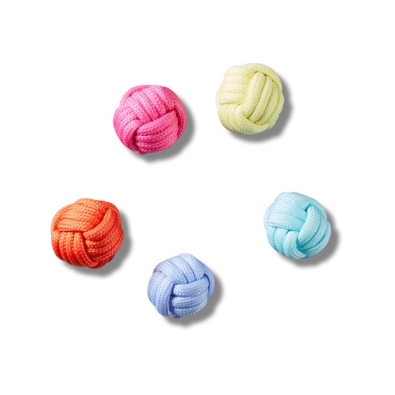 Jibbitz™ Puff com Nó Náutico Pack com 5 Peças UNICO