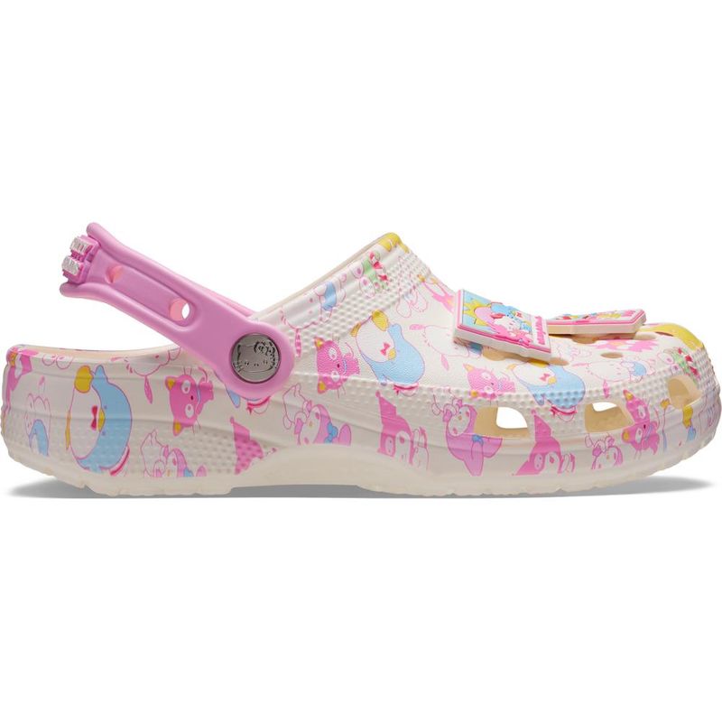 Sandália Crocs Hello Kitty And Friends Pastel Classic Clog Juvenil MULTI