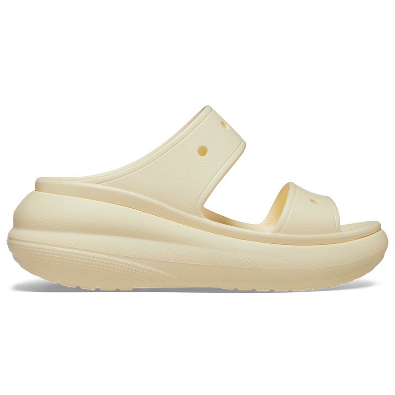 Sandália Crocs Classic Mega Crush Sandal BUTTERCREAM