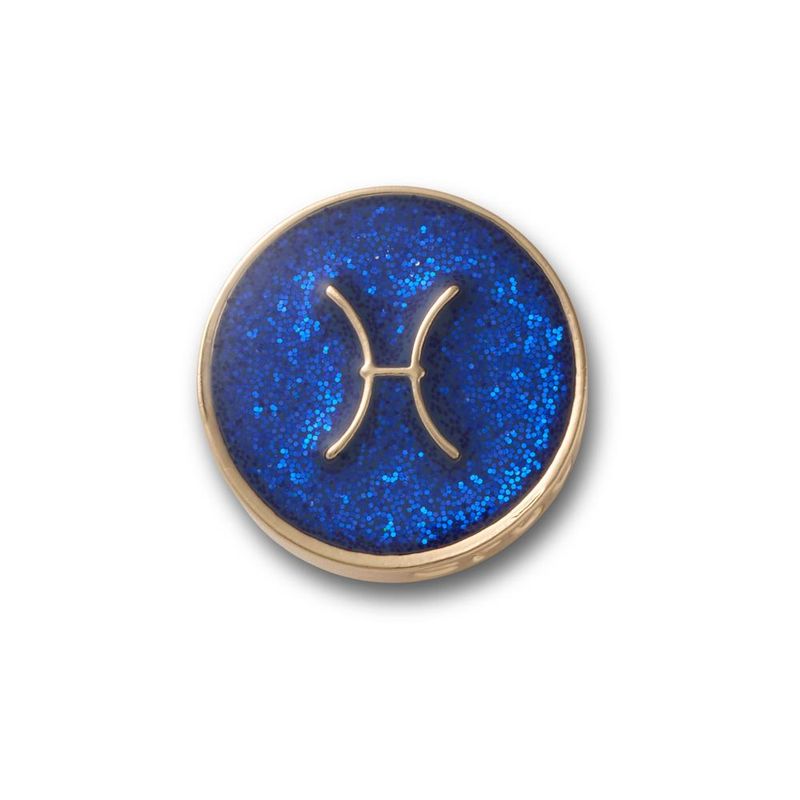 Jibbitz™ Signo Peixes Dourado UNICO - imagem 1