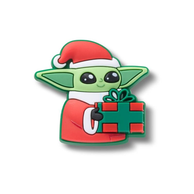 Jibbitz™ Grogu de Chapéu de Papai Noel UNICO - imagem 1