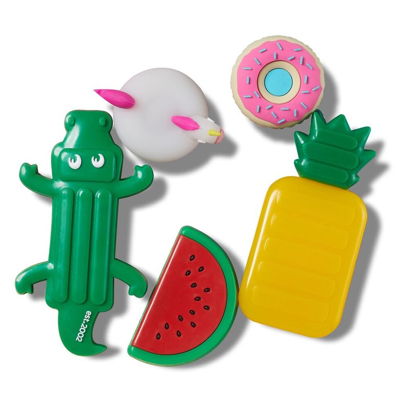 Jibbitz™ Bóias Pool Party Pack com 5 peças