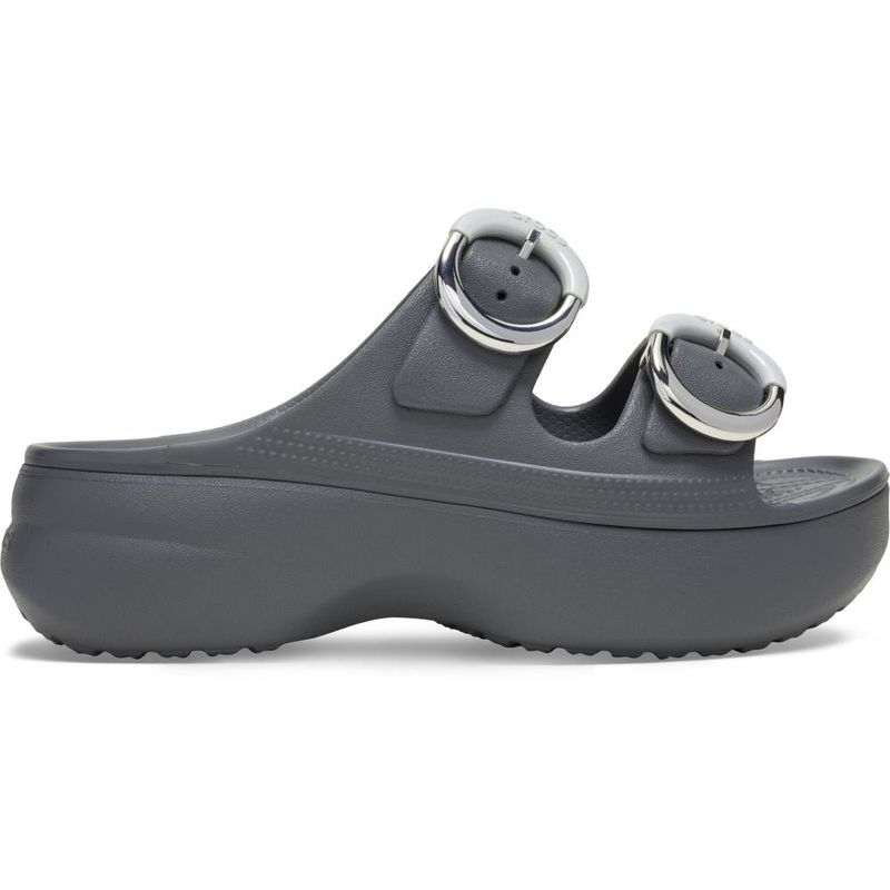 Sandália Crocs Saturday Platform Dipped Buckle Sandal W CARBON