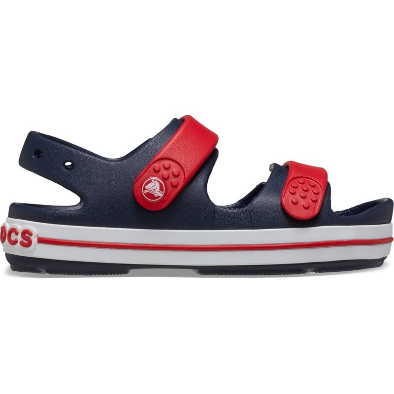 Sandália Crocs Crocband Cruiser Sandal Infantil NAVY/VARSITY RED