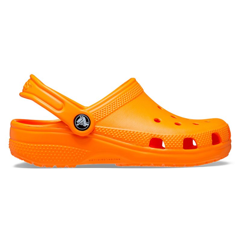 Sandália Crocs Classic Clog Infantil ORANGE ZING