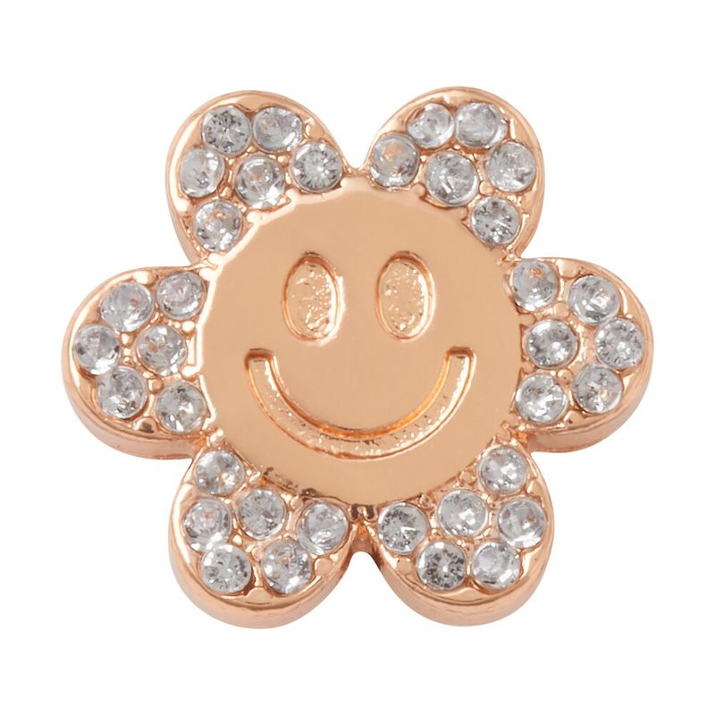 Jibbitz™ Flor com Carinha e Pedras